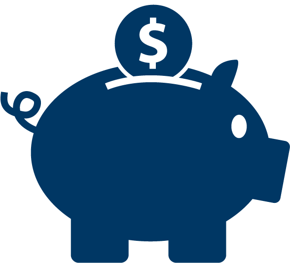 Piggy Bank Savings Icon PNG Image