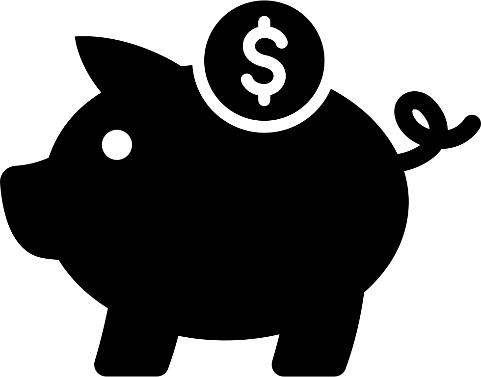 Piggy Bank Savings Icon PNG Image