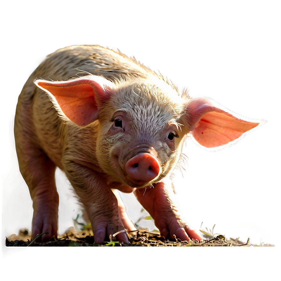 Piglet In Sunshine Png Yii PNG Image