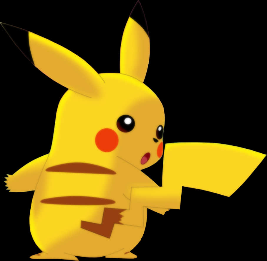 Pikachu Illustration PNG Image