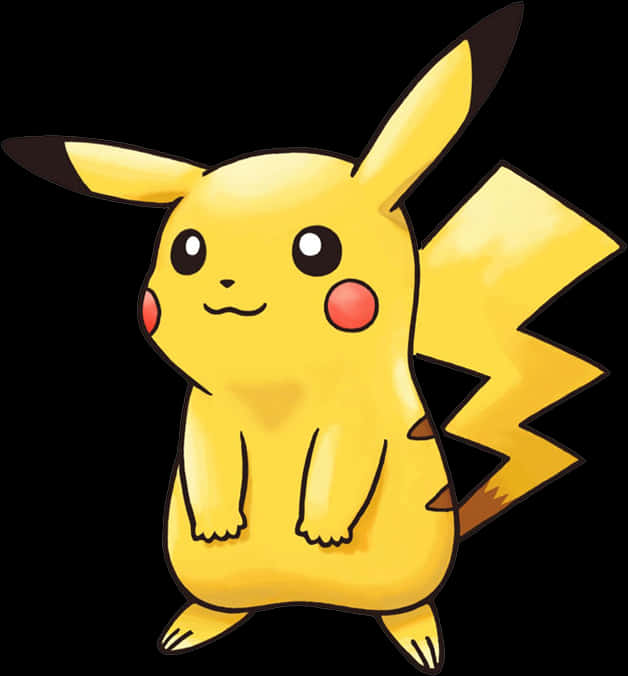 Pikachu Pokemon Illustration PNG Image