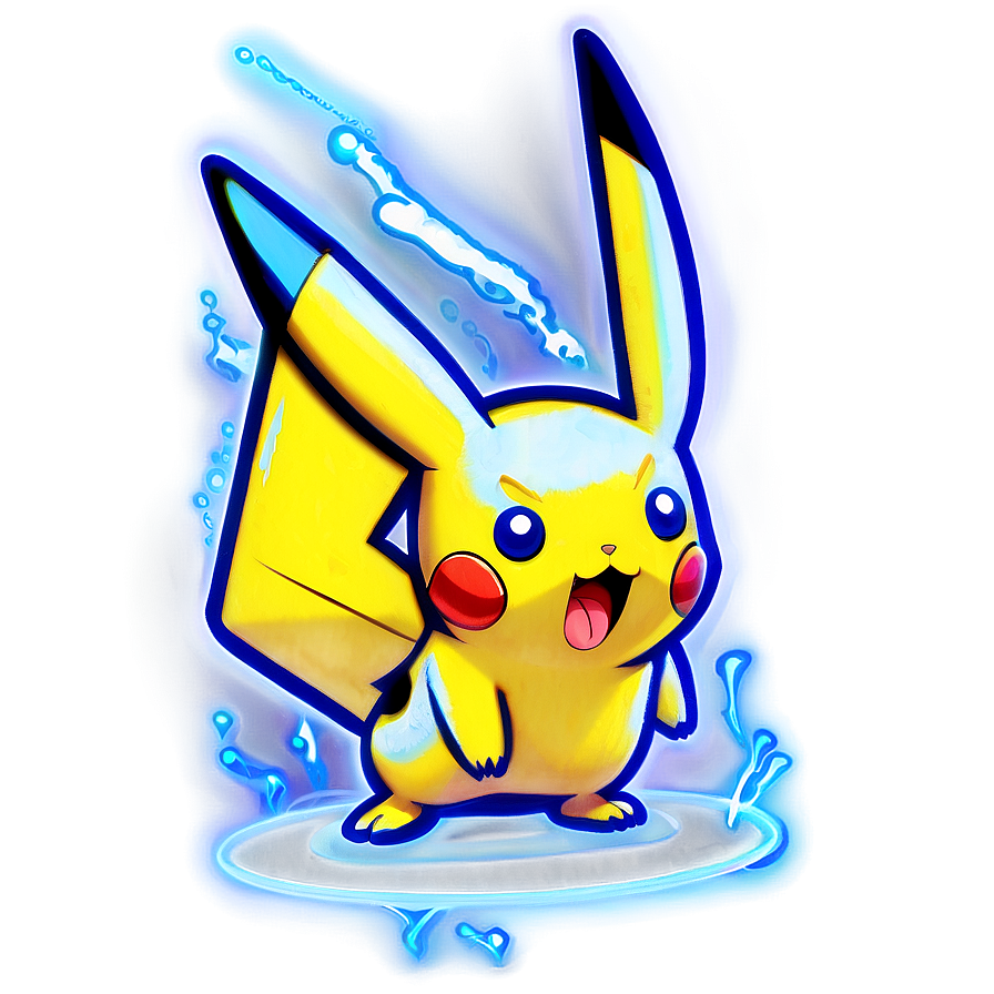 Pikachu Wide-eyed Shock Png Kre92 PNG Image