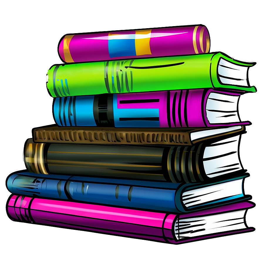 Pile Of Fashion Books Png 06212024 PNG Image