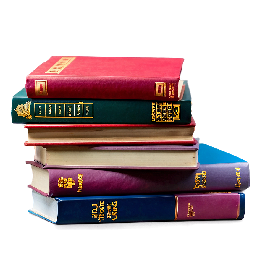 Pile Of Language Learning Books Png Mbu PNG Image