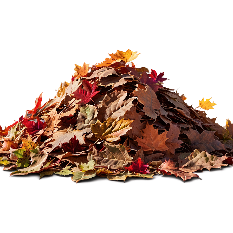 Pile Of Leaves In Sunlight Png Sjg PNG Image