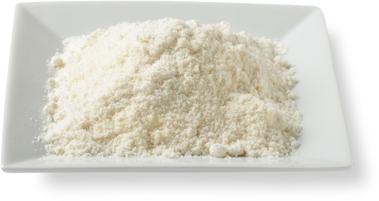 Pileof Flouron White Plate PNG Image