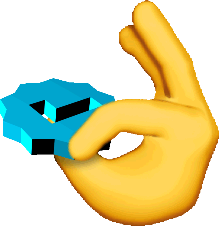 Pinching_ Hand_ Emoji_with_ Diamond PNG Image