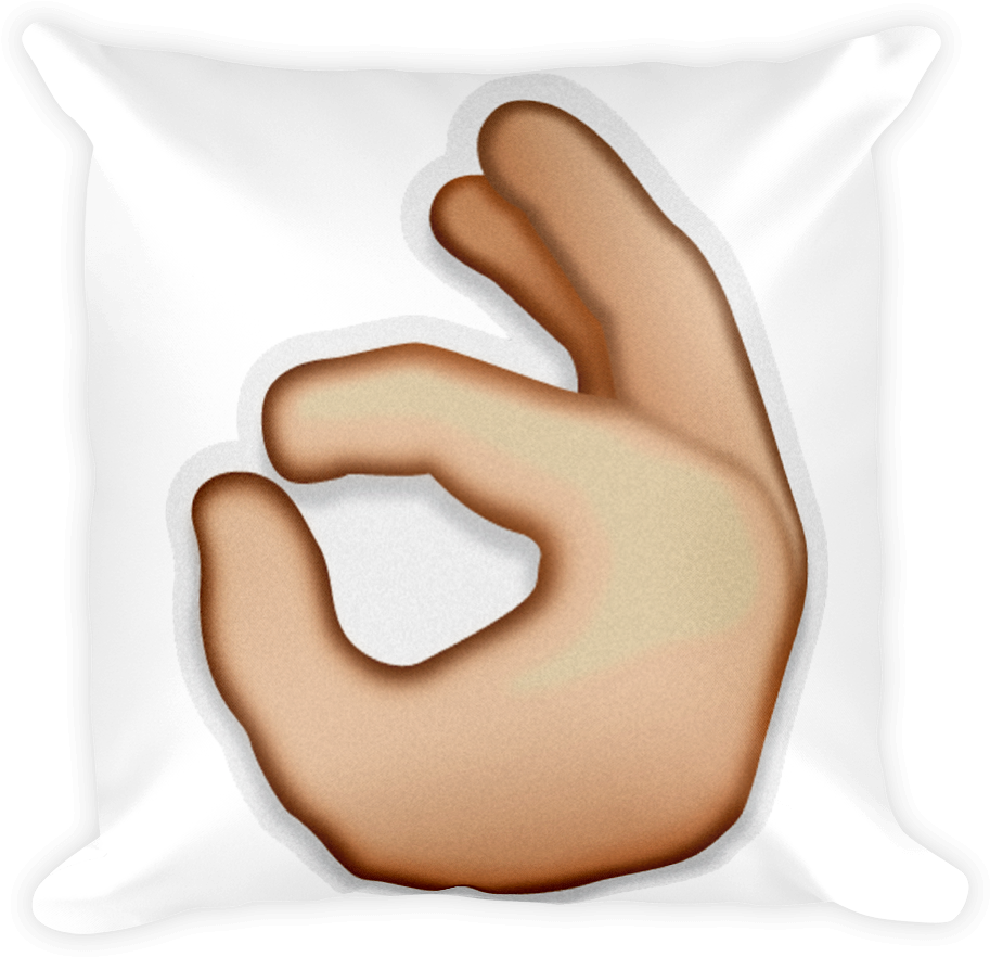 Pinching Hand Gesture Emoji PNG Image