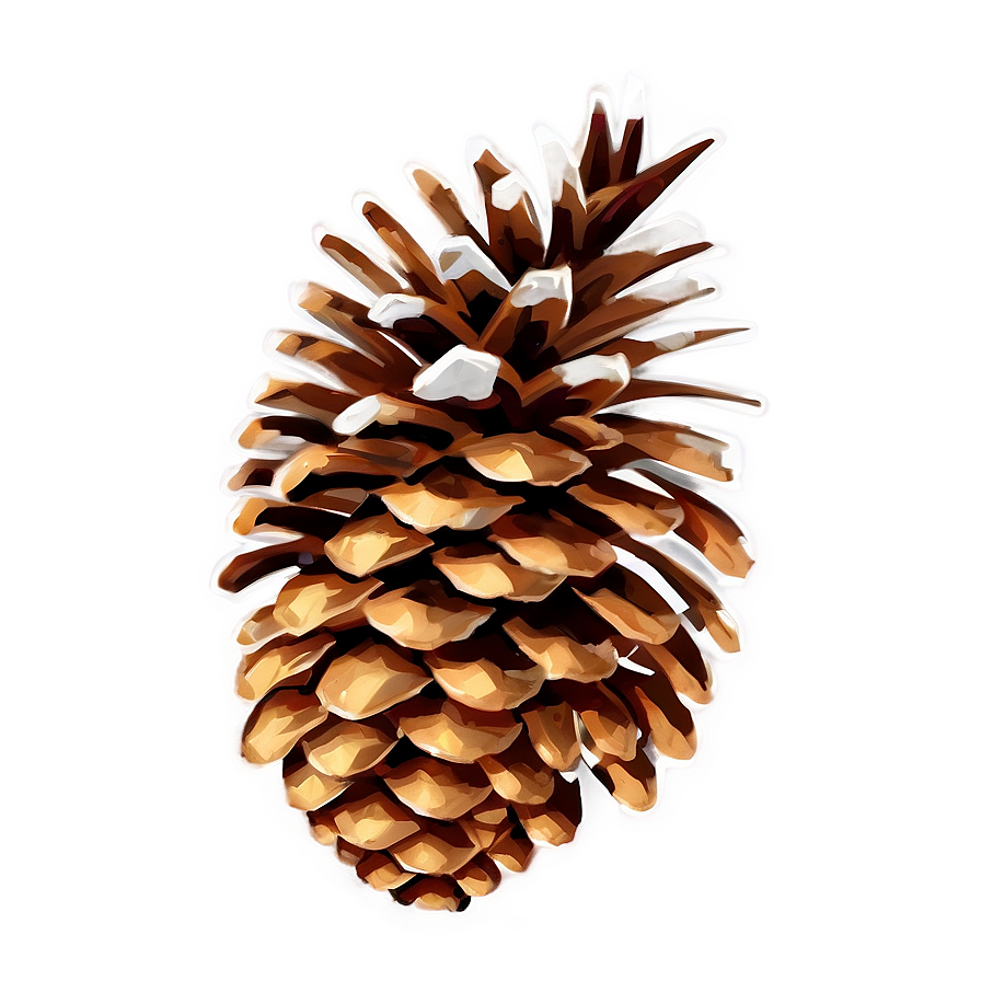 Pine Cone Illustration Png 06132024 PNG Image