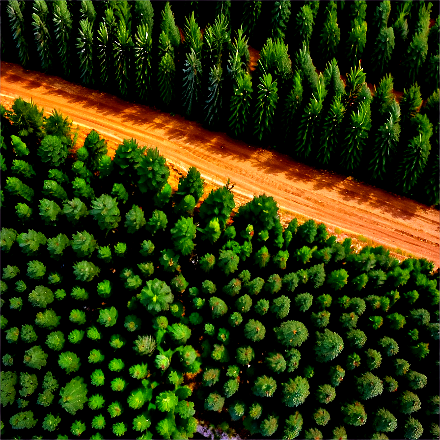 Pine Tree Farm Aerial Png 06132024 PNG Image