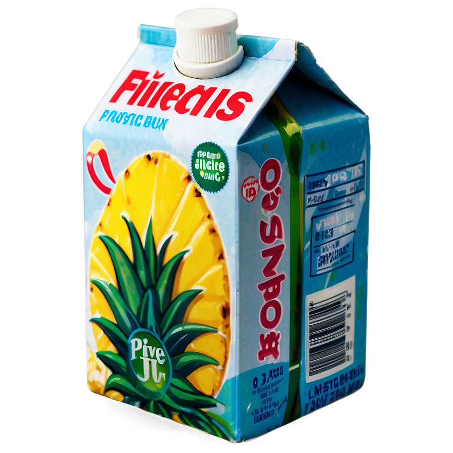 Pineapple Juice Box Png Llj44 PNG Image