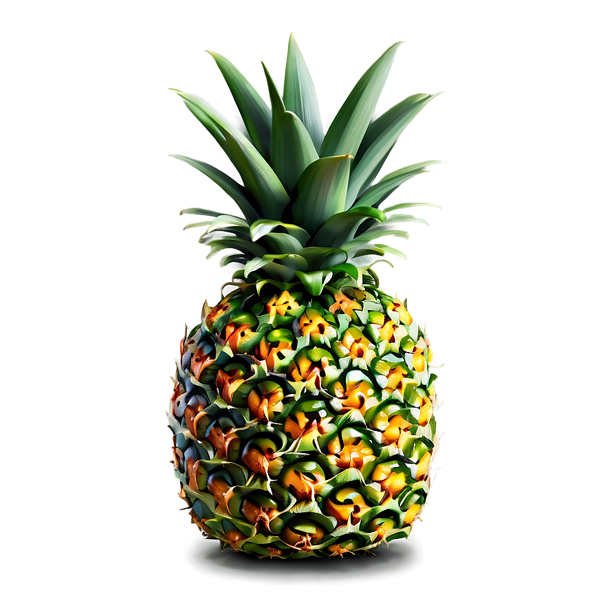 Pineapple Outline Png Des18 PNG Image