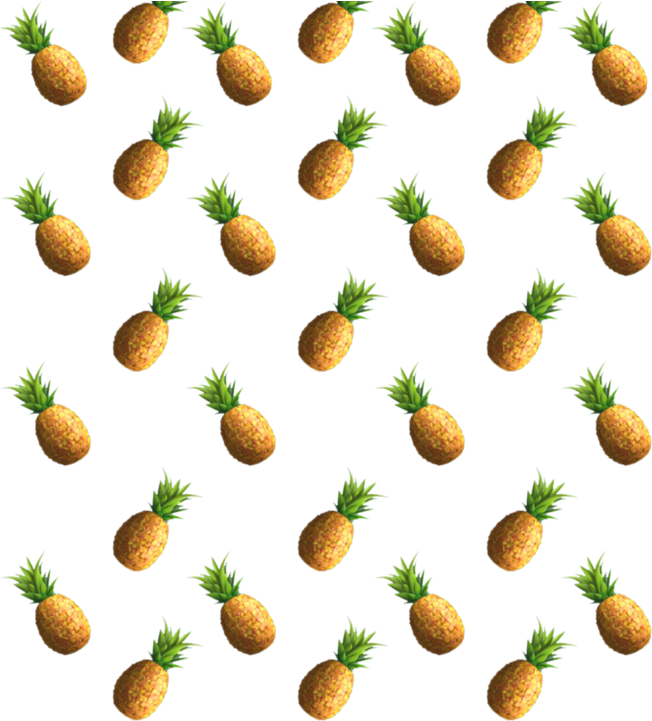 Pineapple Pattern Dark Background PNG Image