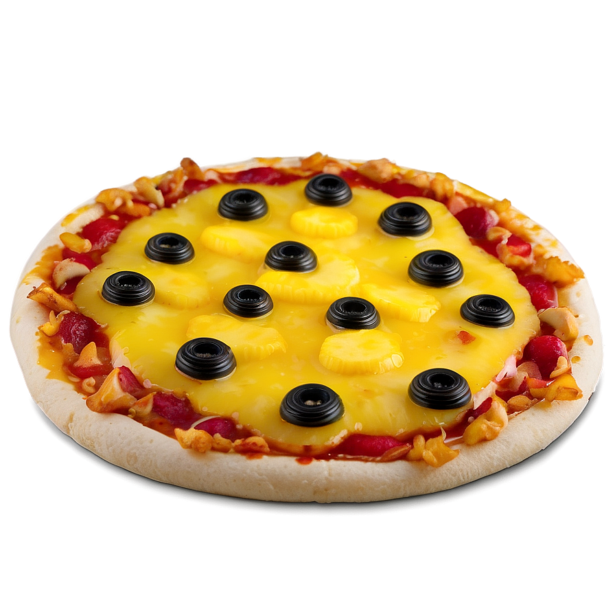 Pineapple Pizza Fiesta Png Ikl40 PNG Image