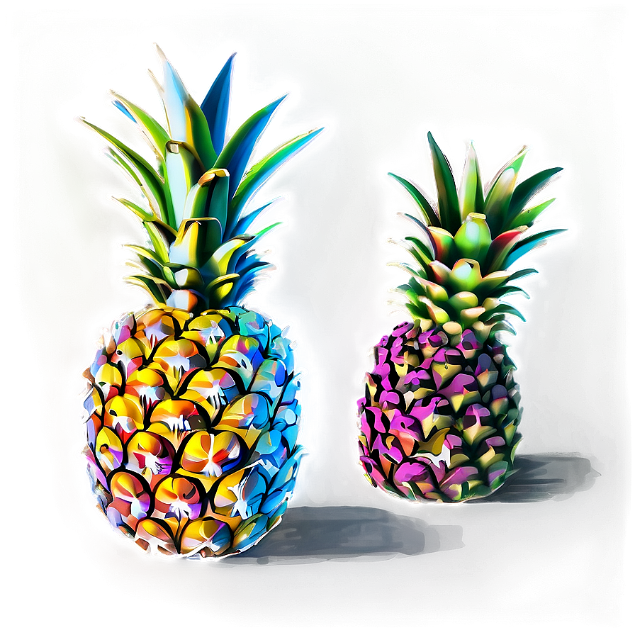 Pineapple Sketch Png Cdp84 PNG Image