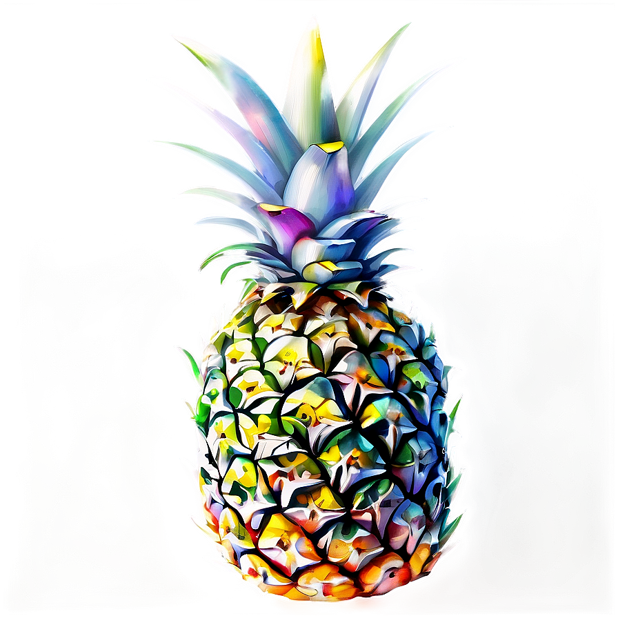 Pineapple Watercolor Png Wkb9 PNG Image