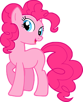 Pink_ Animated_ Pony_ Character PNG Image