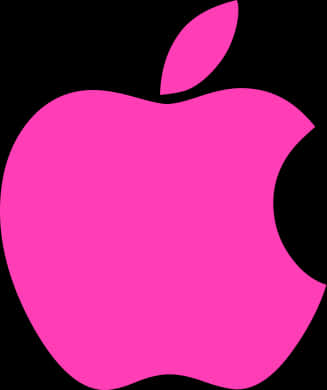 Pink Apple Logo Icon PNG Image