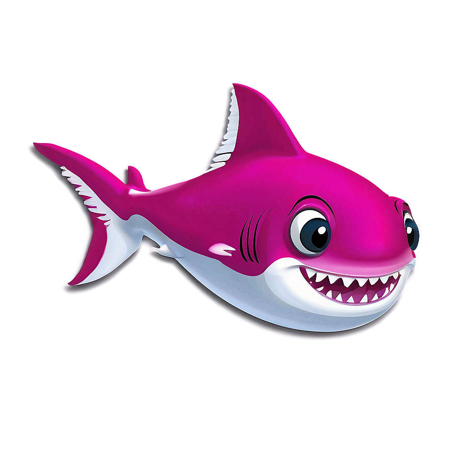 Pink Baby Shark Under The Sea Png 34 PNG Image