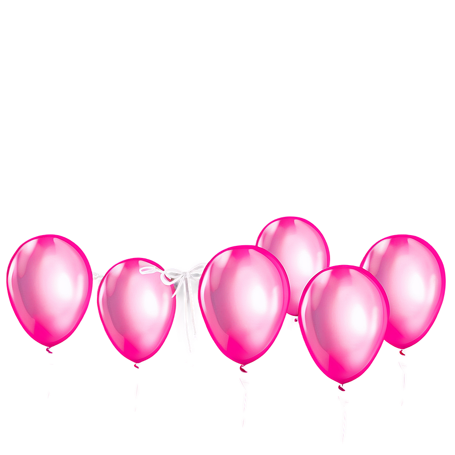 Pink Balloons Transparent Background Png Dhi64 PNG Image