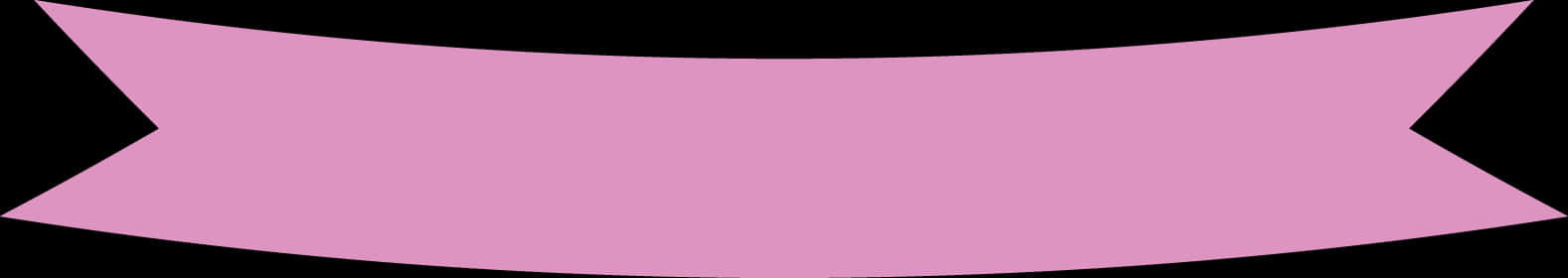 Pink Banner Ribbon Graphic PNG Image