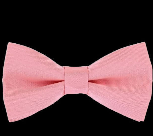 Pink Bow Tie Black Background PNG Image