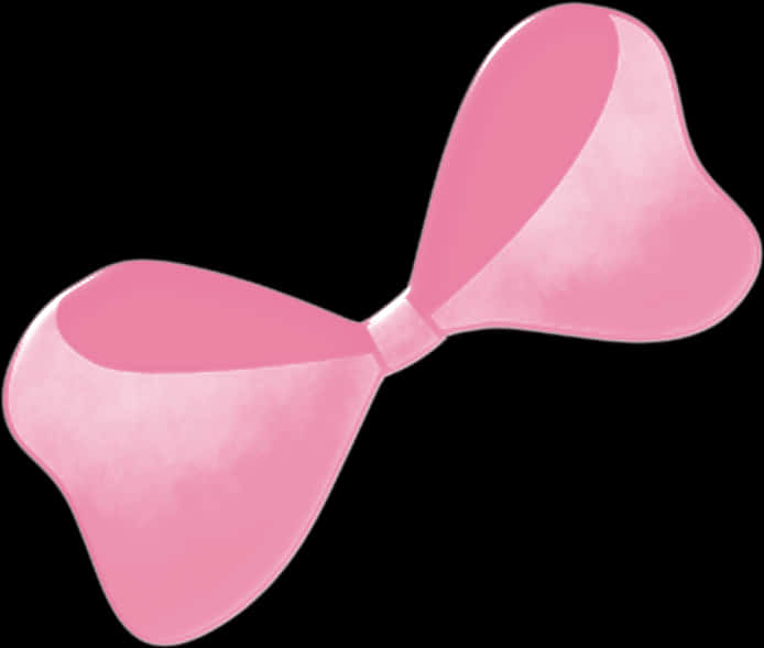 Pink Bow Tie Graphic PNG Image