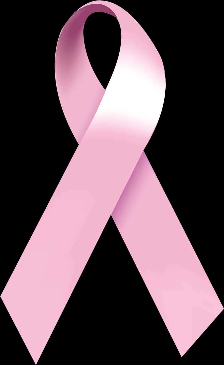 Pink Breast Cancer Awareness Ribbon PNG Image