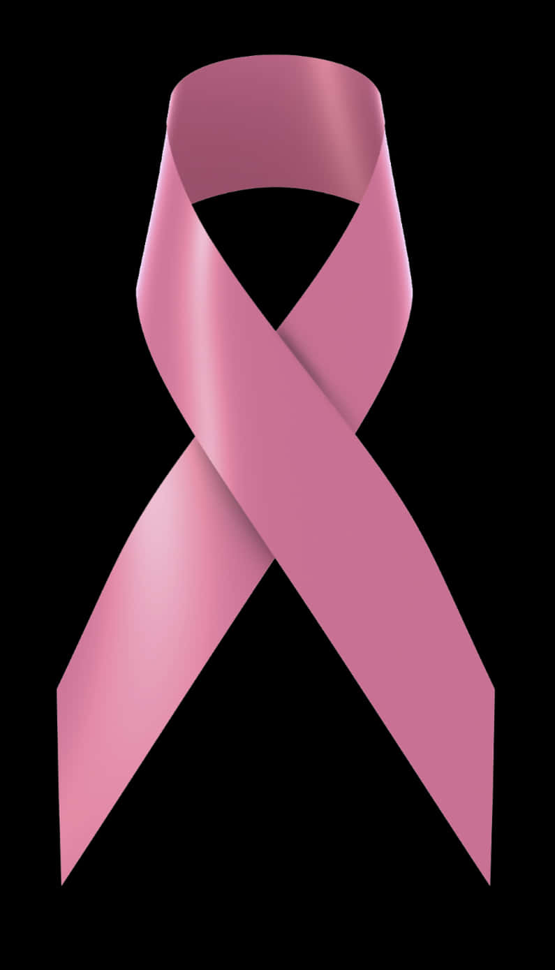 Pink Breast Cancer Awareness Ribbon PNG Image