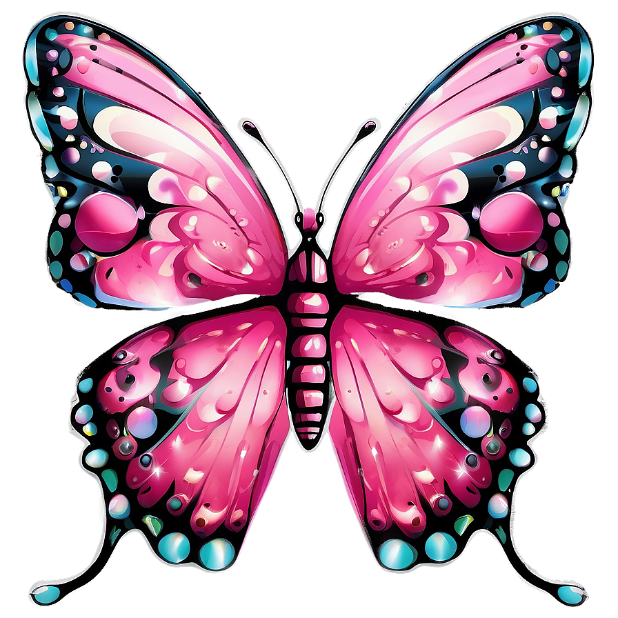 Pink Butterfly For Crafts Png 33 PNG Image