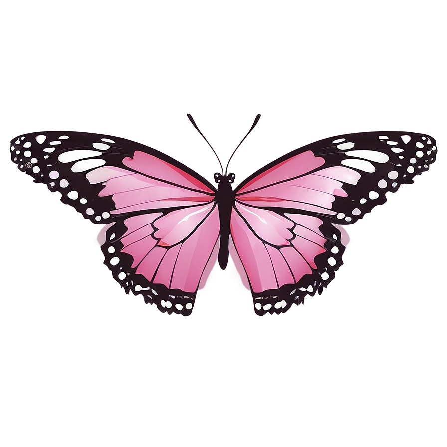 Pink Butterfly Transparent Background Png Slp95 PNG Image