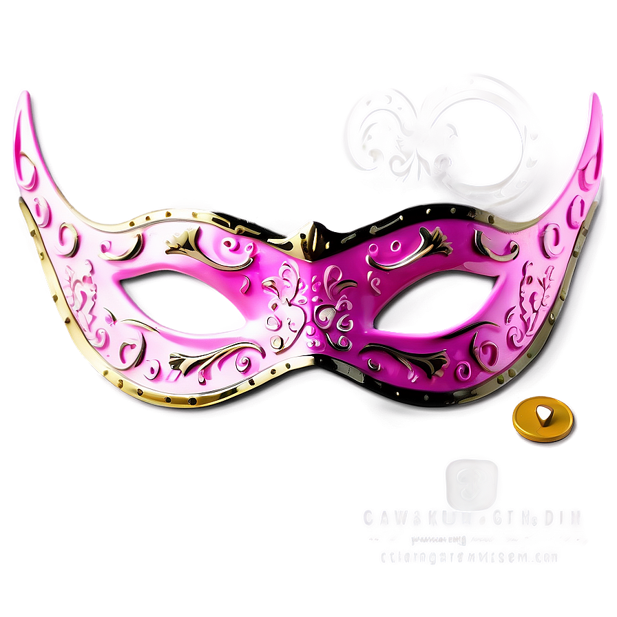 Pink Carnival Mask Png Kfe PNG Image