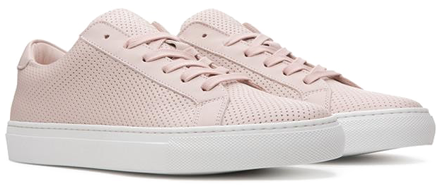 Pink Casual Low Top Sneakers PNG Image