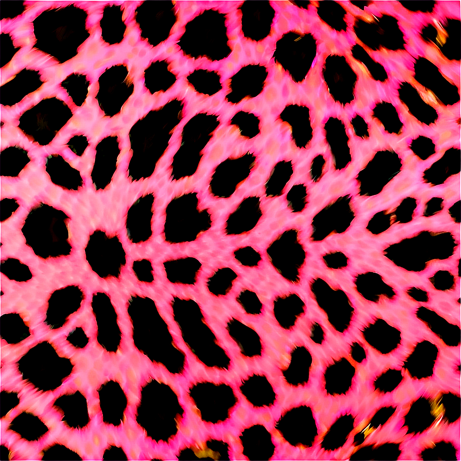 Pink Cheetah Print Style Png 92 PNG Image