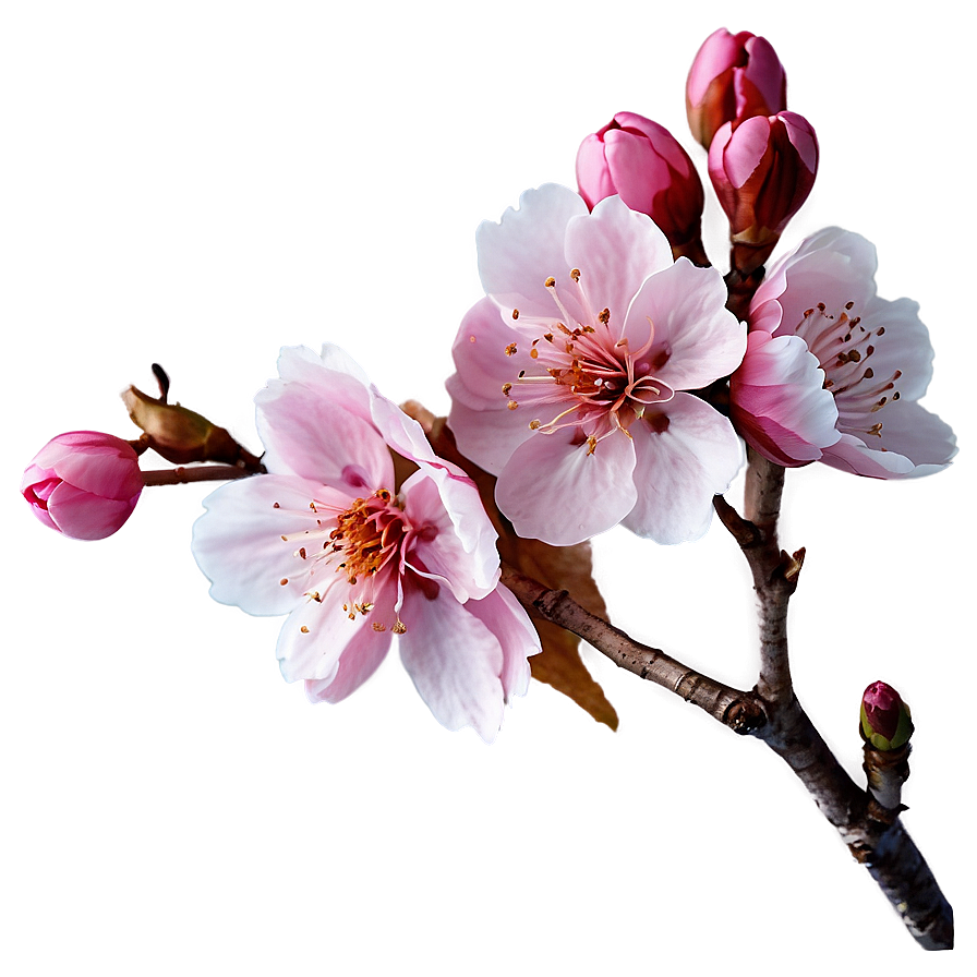 Pink Cherry Blossom Png Lak69 PNG Image