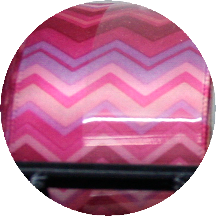 Pink Chevron Pattern Ball PNG Image