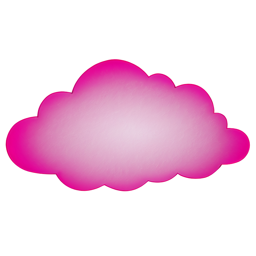 Pink Cloud Layered Art Png Suv48 PNG Image