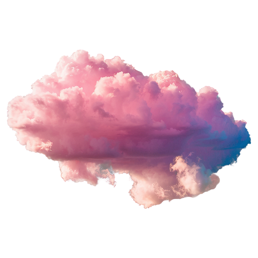 Pink Cloud Over Ocean Png 14 PNG Image