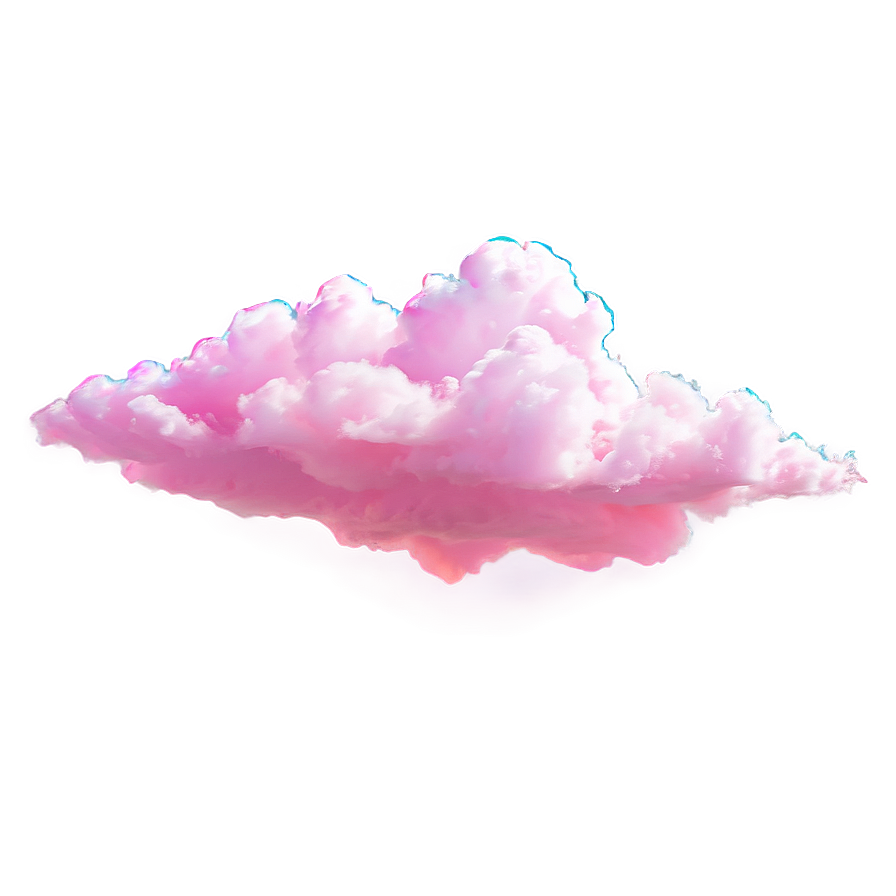 Pink Cloud With Sun Rays Png Wne PNG Image