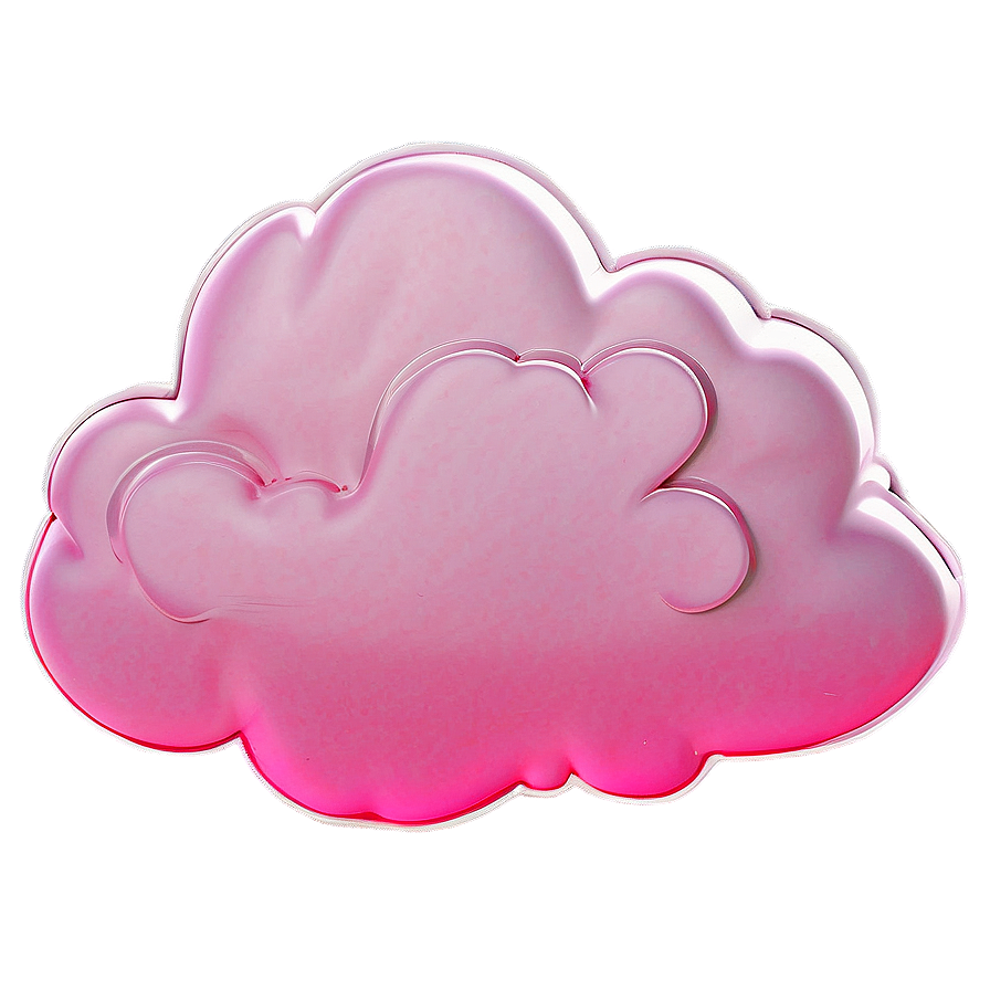 Pink Clouds Over Ocean Png Cjc PNG Image