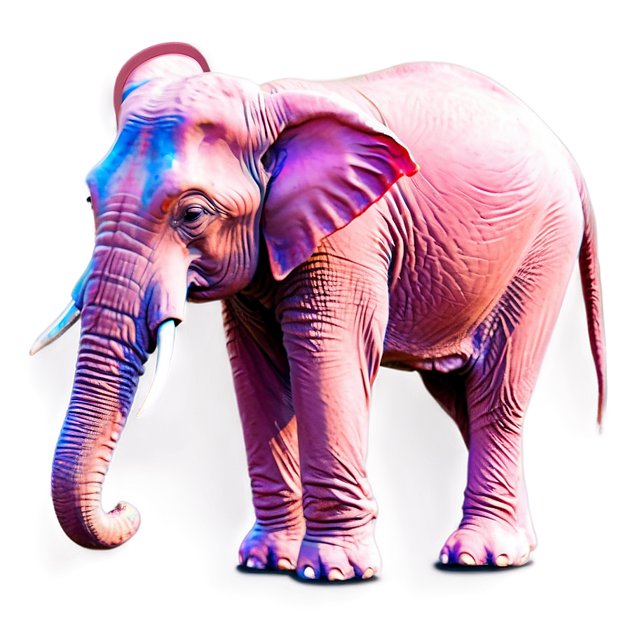 Pink Elephant In The Garden Png Kxb6 PNG Image