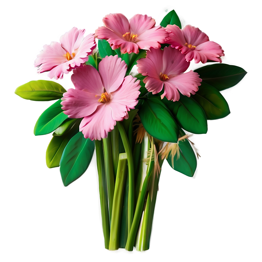 Pink Floral Bouquet Png Rqm70 PNG Image