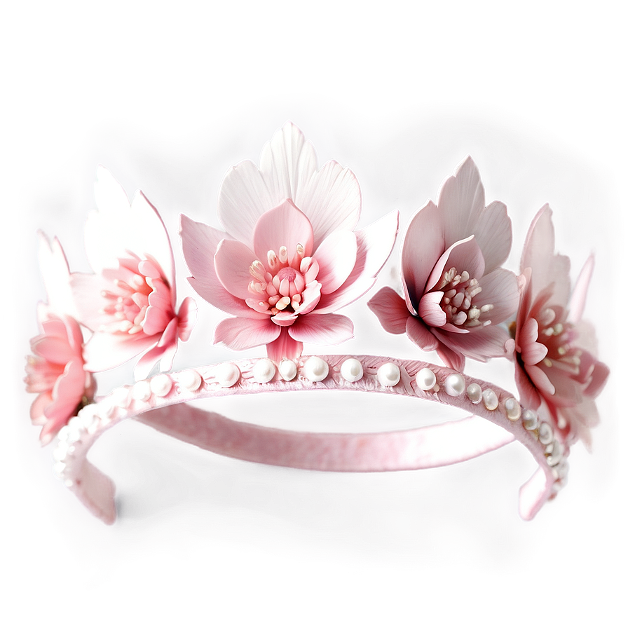 Pink Floral Crown Png Fis50 PNG Image