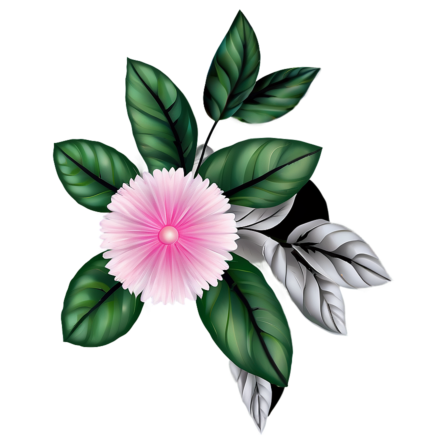 Pink Flower Pattern Png Hxm95 PNG Image