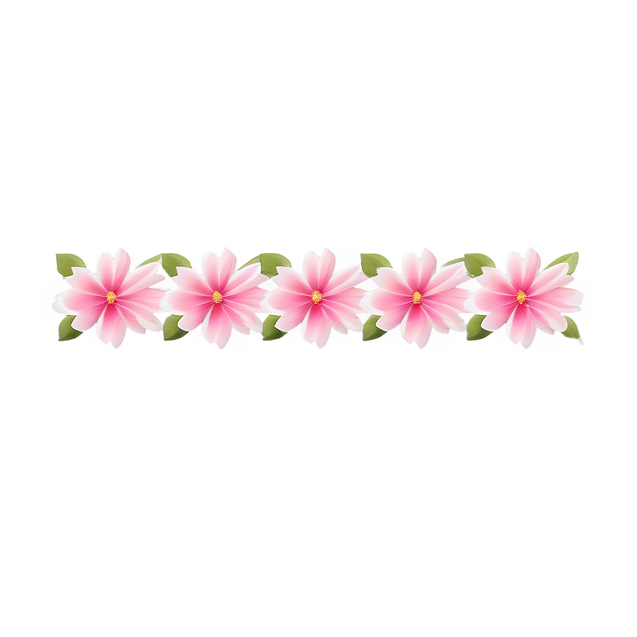 Pink Flower Pattern Png Vou PNG Image