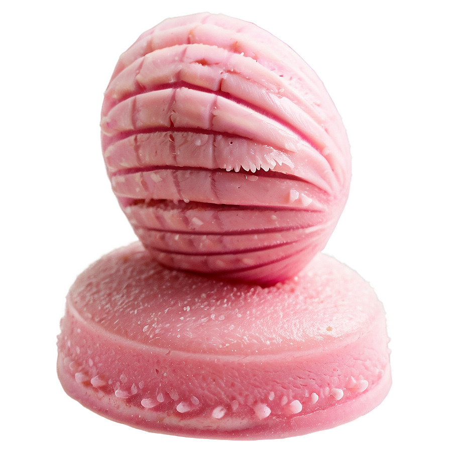 Pink Frosted Concha Png Thc56 PNG Image