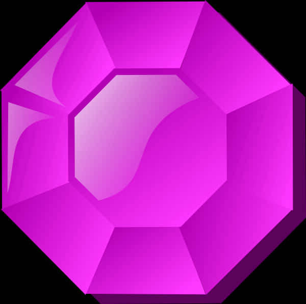 Pink Gemstone Graphic PNG Image