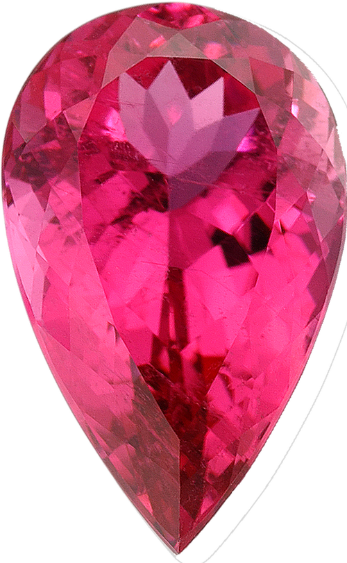 Pink Gemstone Heart Cut PNG Image