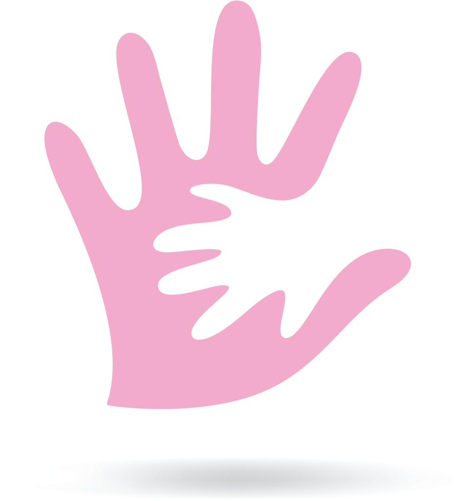 Pink Hand Clipart Graphic PNG Image