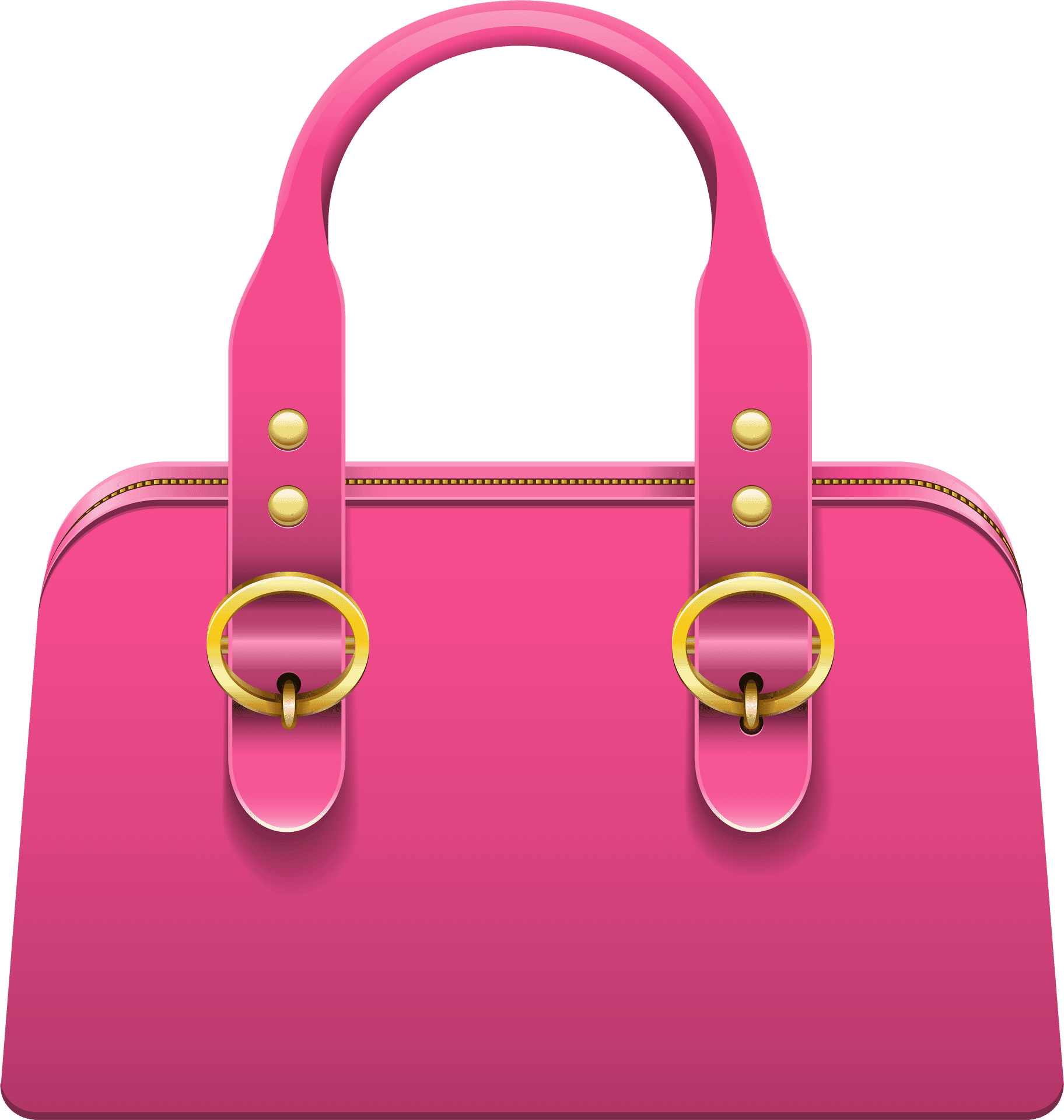 Pink Handbag Graphic PNG Image